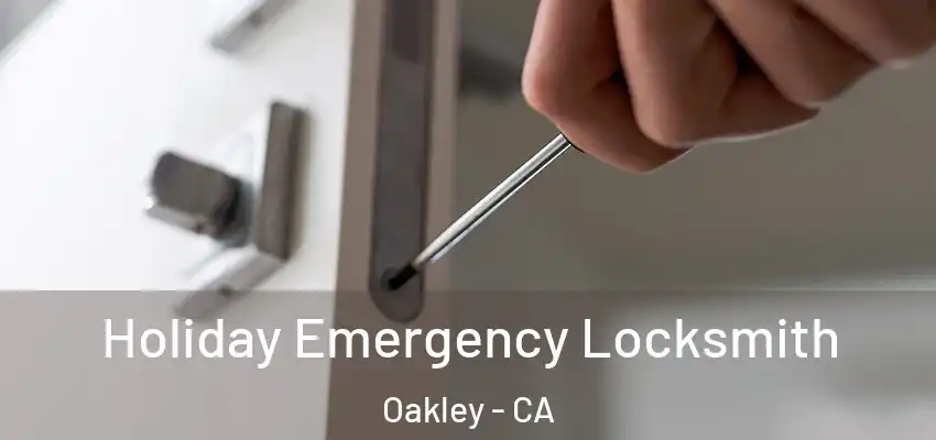 Holiday Emergency Locksmith Oakley - CA